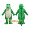 Green Alligator Mascot Costume with Custom Logo Green Alligator Mascot Costume with Custom Logo