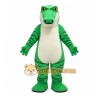 Green Alligator Mascot Costume with Custom Logo Green Alligator Mascot Costume with Custom Logo