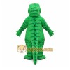Green Alligator Mascot Costume with Custom Logo Green Alligator Mascot Costume with Custom Logo