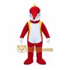 Red Bird Mascot Costume with Custom Logo