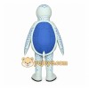 White Turtle Mascot Costume with Custom Logo White Turtle Mascot Costume with Custom Logo