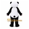 Black Panda Mascot Costume with Custom Logo Black Panda Mascot Costume with Custom Logo