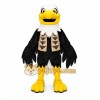 Black Eagle Mascot Costume with Custom Logo Black Eagle Mascot Costume with Custom Logo