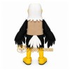 Black Eagle Mascot Costume with Custom Logo Black Eagle Mascot Costume with Custom Logo
