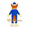 Blue Fox Mascot Costume with Custom Logo Blue Fox Mascot Costume with Custom Logo