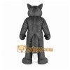 Gray Wolf Mascot Costume with Custom Logo Gray Wolf Mascot Costume with Custom Logo
