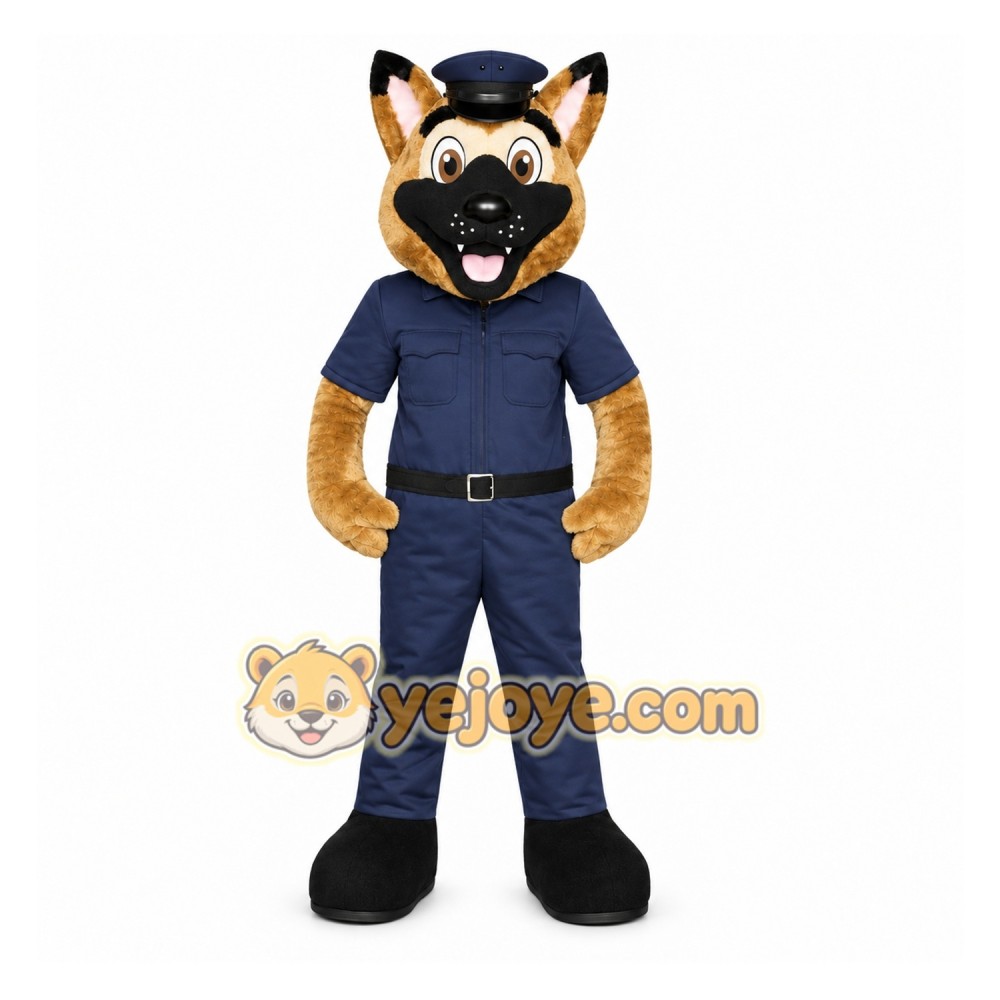 Brown Dog Mascot Costume with Custom Logo Brown Dog Mascot Costume with Custom Logo