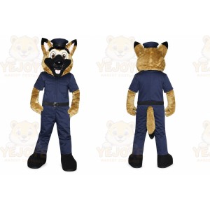 Brown Dog Mascot Costume with Custom Logo