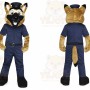 Brown Dog Mascot Costume with Custom Logo