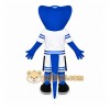 Blue Snake Mascot Costume with Custom Logo Blue Snake Mascot Costume with Custom Logo