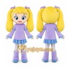 Yellow Girl Mascot Costume with Custom Logo Yellow Girl Mascot Costume with Custom Logo