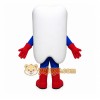 White Tooth Mascot Costume with Custom Logo White Tooth Mascot Costume with Custom Logo