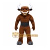 Brown Bull Mascot Costume with Custom Logo Brown Bull Mascot Costume with Custom Logo