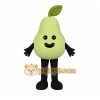 Green Pear Mascot Costume with Custom Logo Green Pear Mascot Costume with Custom Logo