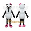 White Insect Mascot Costume with Custom Logo White Insect Mascot Costume with Custom Logo