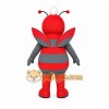 Red Insect Mascot Costume with Custom Logo