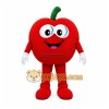 Red Apple Mascot Costume with Custom Logo Red Apple Mascot Costume with Custom Logo