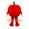 Red Apple Mascot Costume with Custom Logo Red Apple Mascot Costume with Custom Logo