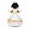 White Princess Mascot Costume with Custom Logo White Princess Mascot Costume with Custom Logo
