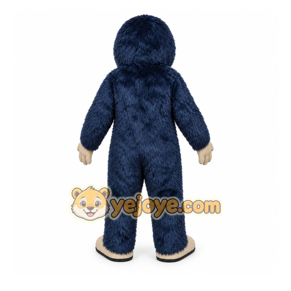 Blue Gorilla Mascot Costume with Custom Logo Blue Gorilla Mascot Costume with Custom Logo