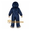 Blue Gorilla Mascot Costume with Custom Logo Blue Gorilla Mascot Costume with Custom Logo