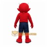 Red Devil Mascot Costume with Custom Logo Red Devil Mascot Costume with Custom Logo
