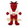 Red Demon Mascot Costume with Custom Logo Red Demon Mascot Costume with Custom Logo