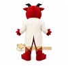 Red Demon Mascot Costume with Custom Logo Red Demon Mascot Costume with Custom Logo