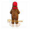 Brown Bear Mascot Costume with Custom Logo Brown Bear Mascot Costume with Custom Logo