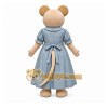 Beige Mouse Mascot Costume with Custom Logo Beige Mouse Mascot Costume with Custom Logo