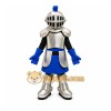 Blue Knight Mascot Costume with Custom Logo Blue Knight Mascot Costume with Custom Logo