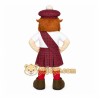 Brown Scottish Warrior Mascot Costume with Custom Logo Brown Scottish Warrior Mascot Costume with Custom Logo