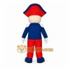 Blue Soldier Mascot Costume with Custom Logo Blue Soldier Mascot Costume with Custom Logo