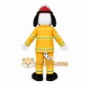 Yellow Dog Mascot Costume with Custom Logo Yellow Dog Mascot Costume with Custom Logo