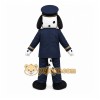 Navy Dog Mascot Costume with Custom Logo Navy Dog Mascot Costume with Custom Logo