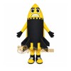 Yellow Rocket Mascot Costume with Custom Logo Yellow Rocket Mascot Costume with Custom Logo