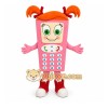Pink Phone Mascot Costume with Custom Logo Pink Phone Mascot Costume with Custom Logo