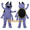 Purple Beetle Mascot Costume with Custom Logo Purple Beetle Mascot Costume with Custom Logo