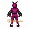 Purple Insect Mascot Costume with Custom Logo Purple Insect Mascot Costume with Custom Logo