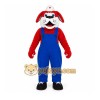 Red Dog Mascot Costume with Custom Logo Red Dog Mascot Costume with Custom Logo