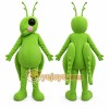 Green Insect Mascot Costume with Custom Logo Green Insect Mascot Costume with Custom Logo
