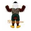 Brown Eagle Mascot Costume with Custom Logo Brown Eagle Mascot Costume with Custom Logo