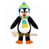 Black Penguin Mascot Costume with Custom Logo Black Penguin Mascot Costume with Custom Logo