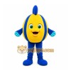 Yellow Fish Mascot Costume with Custom Logo Yellow Fish Mascot Costume with Custom Logo