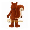 Brown Squirrel Mascot Costume with Custom Logo Brown Squirrel Mascot Costume with Custom Logo
