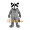 Gray Raccoon Mascot Costume with Custom Logo Gray Raccoon Mascot Costume with Custom Logo