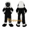 Black Dog Mascot Costume with Custom Logo Black Dog Mascot Costume with Custom Logo