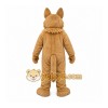 Brown Dog Mascot Costume with Custom Logo Brown Dog Mascot Costume with Custom Logo