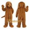 Brown Dog Mascot Costume with Custom Logo Brown Dog Mascot Costume with Custom Logo