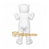 White Bear Mascot Costume with Custom Logo White Bear Mascot Costume with Custom Logo